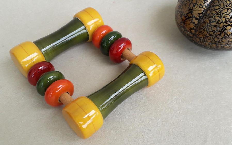 KIT KAT WOODEN RATTLE - Wooden Toy - indic inspirations