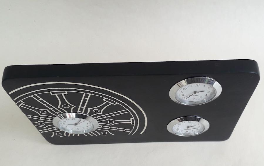 KONARK SUN TEMPLE World Clock - Desk clocks - indic inspirations