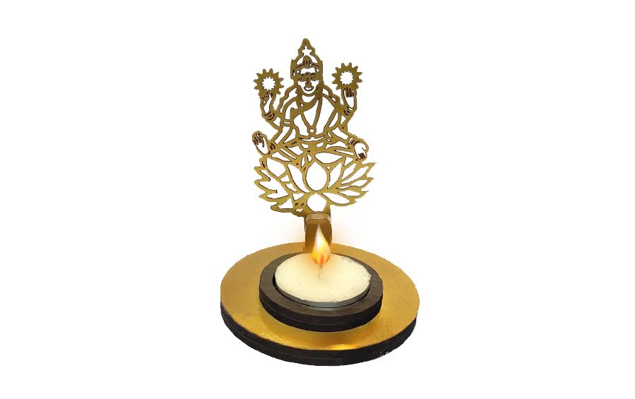 Laxmi Diya – Brass Cutwork - Tealight Holders - indic inspirations