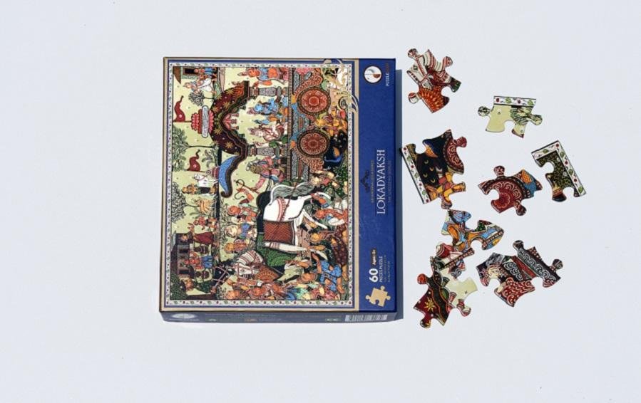 LOKADYAKSHA - 60 Pcs Jigsaw Puzzle Game - puzzles - indic inspirations