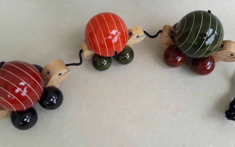 MA ME PA TURTLES - Wooden Toy - indic inspirations