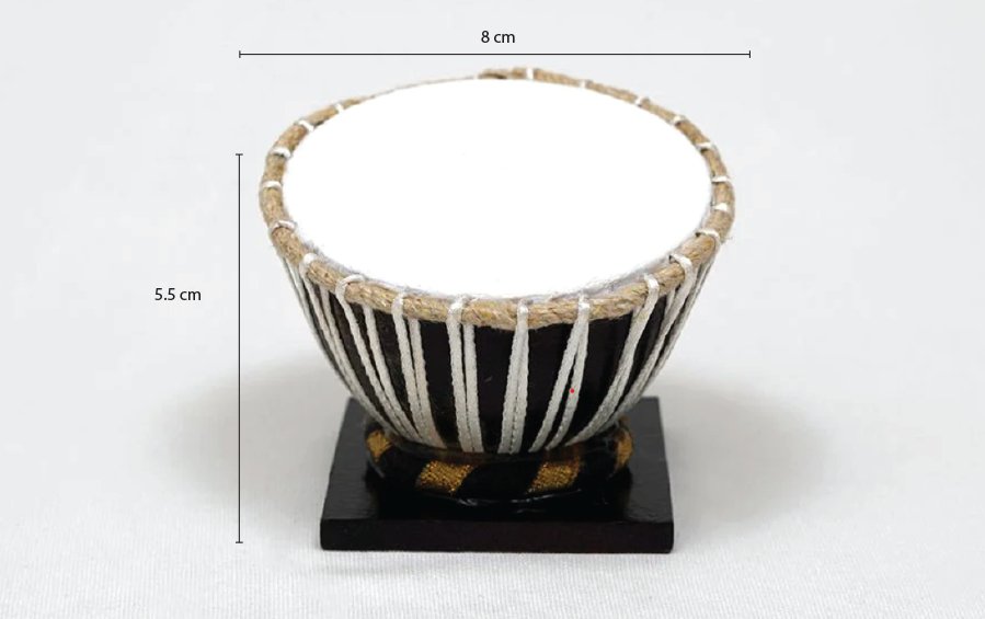 Madol | Wooden Miniature - Miniature Musical Instruments - indic inspirations
