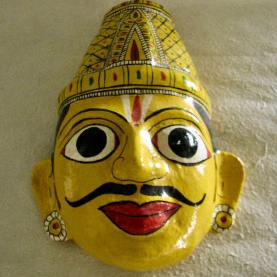 MAHARAJA CHERIAL MASK - Masks - indic inspirations