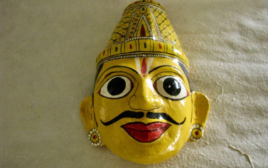MAHARAJA CHERIAL MASK - Masks - indic inspirations