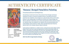 Manasa Devi | Bengal Patachitra Painting | A3 Frame - paintings - indic inspirations