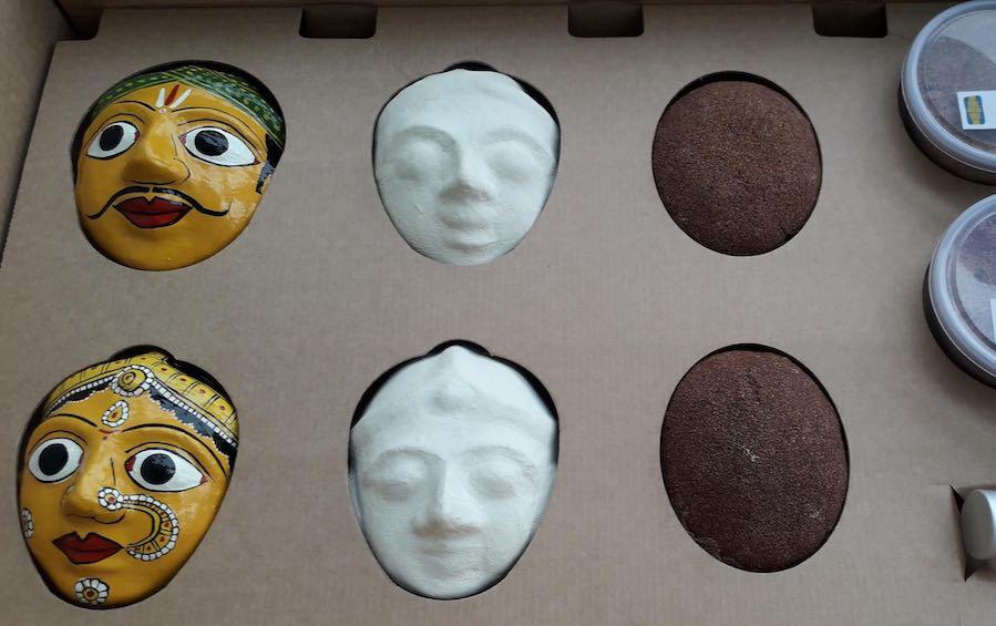 MASK MAKING Workshop Kit #WFH Set (L) - Workshop sets - indic inspirations