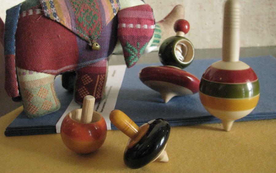 MERRY TOPS - WOODEN TWIRLS! - Wooden Toy - indic inspirations