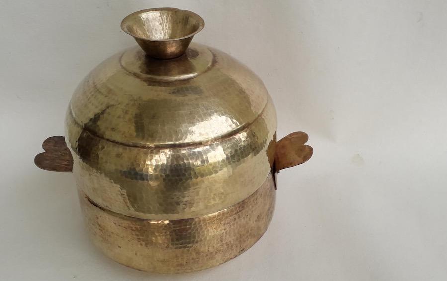 Modak Patra - Brass - Cookware - indic inspirations
