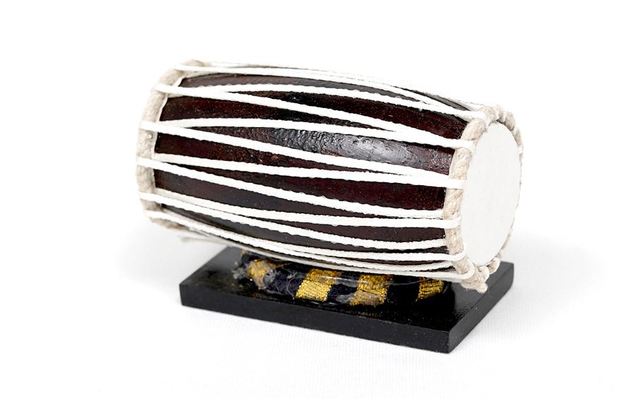 Mridangam | Wooden Miniature - Miniature Musical Instruments - indic inspirations