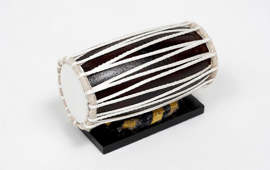 Mridangam | Wooden Miniature - Miniature Musical Instruments - indic inspirations