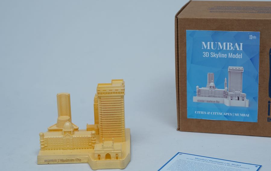 Mumbai | 3D Skyline | 4” W - Desk showpiece - indic inspirations