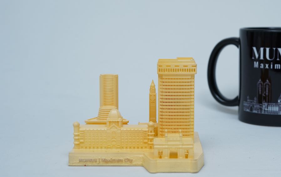 Mumbai | 3D Skyline | 4” W - Desk showpiece - indic inspirations