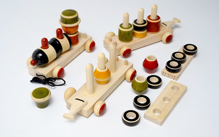 My Train | Wooden Train Toy | Wooden Train Set - Wooden Toys - indic inspirations