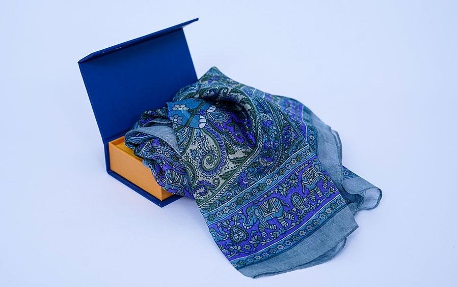 MYSORE SILK STOLE - Stoles - indic inspirations