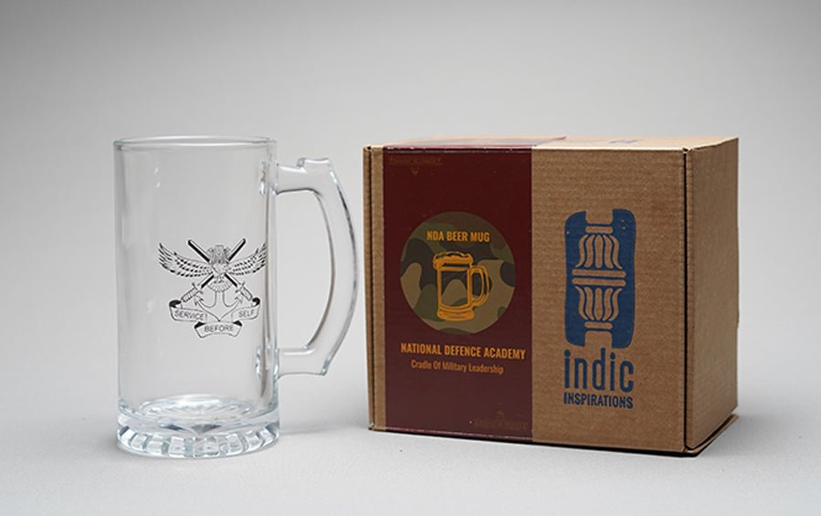NDA Logo - Beer Glass - Beer Mugs - indic inspirations
