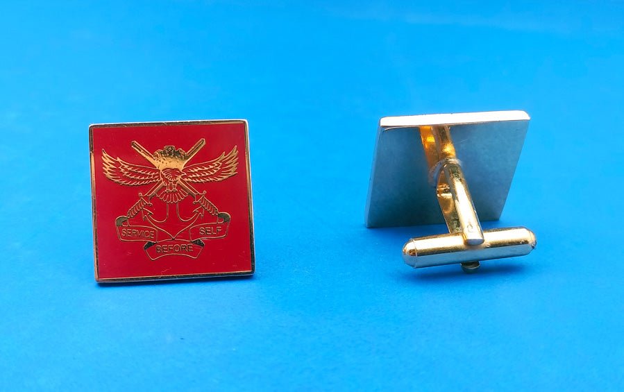 NDA Logo Cufflink - Square - Cufflinks - indic inspirations