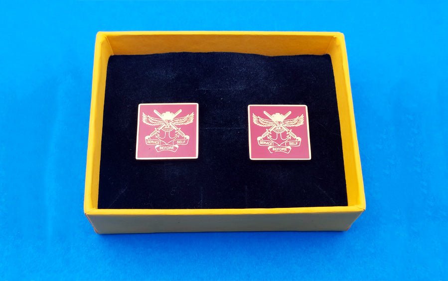 NDA Logo Cufflink - Square - Cufflinks - indic inspirations