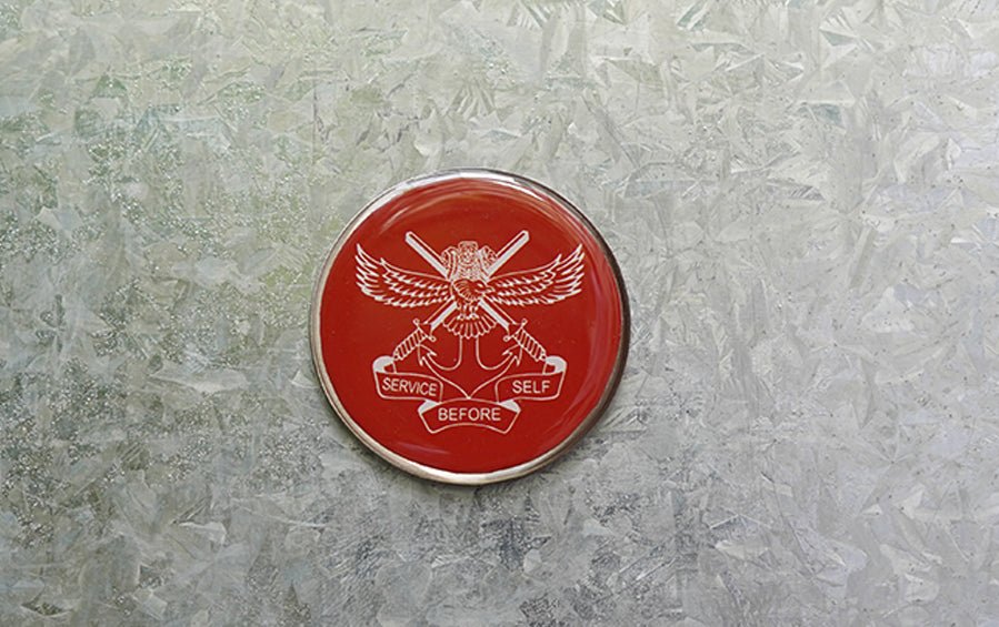 NDA Logo - Fridge Magnet - Small - military souvenirs - indic inspirations