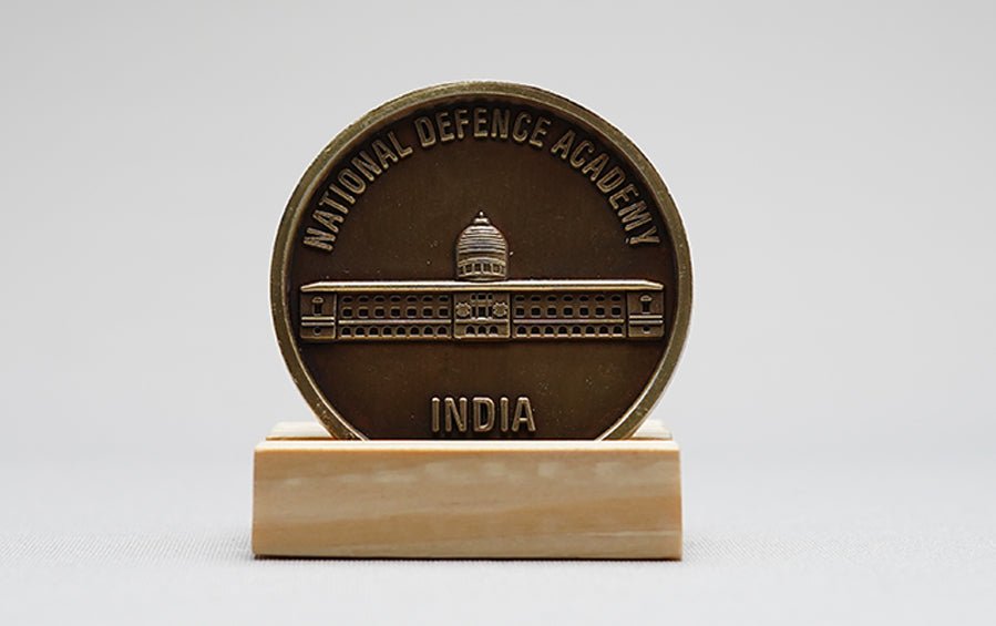 NDA Medallion – Antique Finish - Coins - indic inspirations
