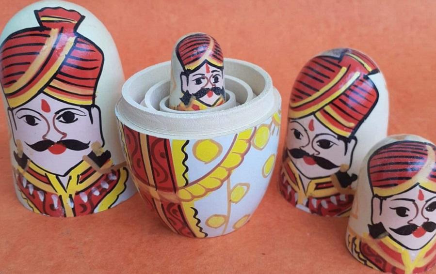 Nesting Dolls - Raja - Nesting Dolls - indic inspirations