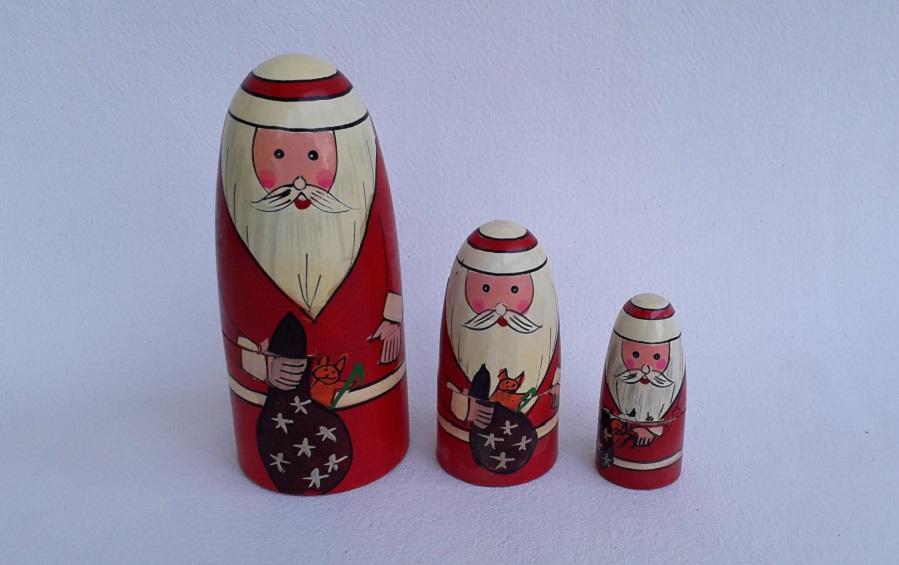 Nesting Dolls - Santa Claus - Nesting Dolls - indic inspirations