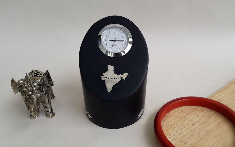 O Point - UJJAIN Prime Meridian Clock - Desk clocks - indic inspirations
