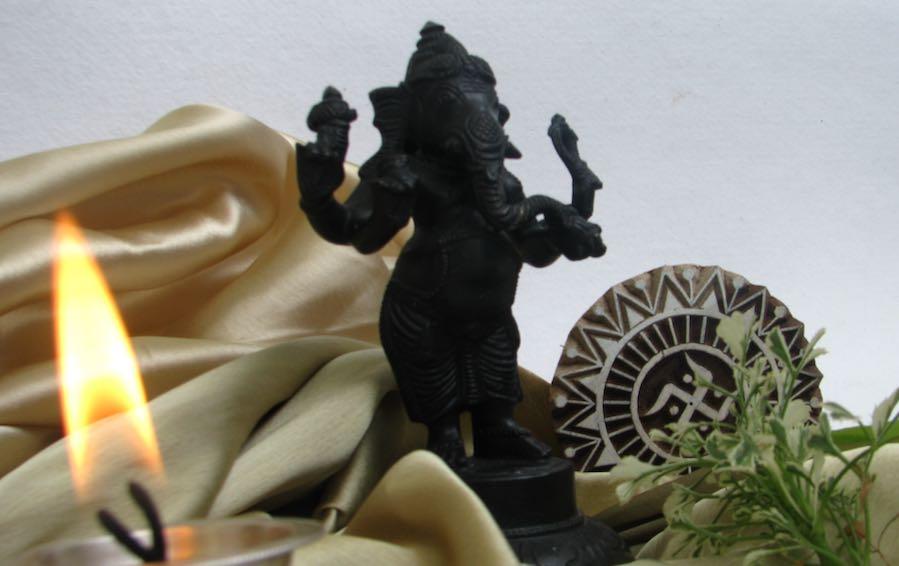 Oxi Standing Ganesha 5.5" - Sculptures - indic inspirations