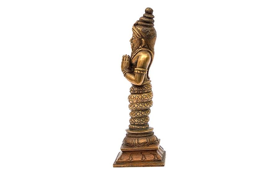 Patanjali - Bronze Idol 24" H - Bronze Idols - indic inspirations