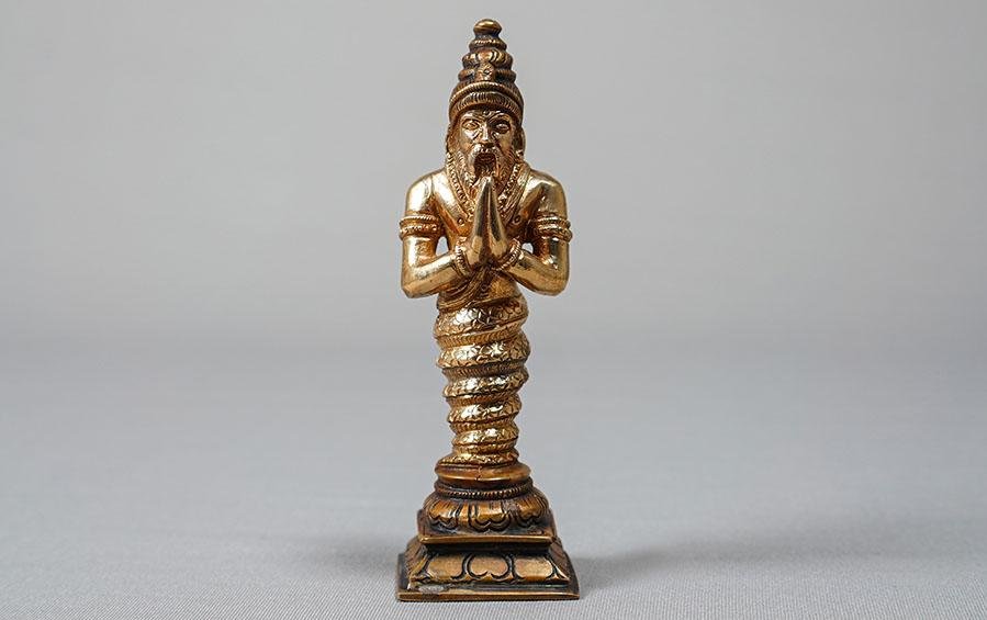 Patanjali - Bronze Idol 5" - Bronze Idols - indic inspirations