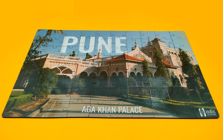 Pune | Aga Khan Palace | Jigsaw Puzzle | 80 pieces - puzzles - indic inspirations