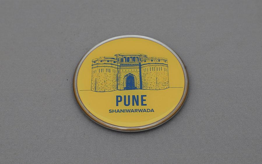 Pune :: Shaniwarwada Fridge Magnet - City souvenirs - indic inspirations