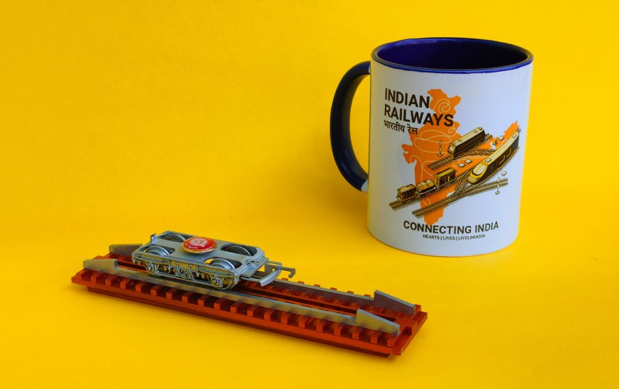 Railway Bogie | Desktop Fidget - train models - indic inspirations