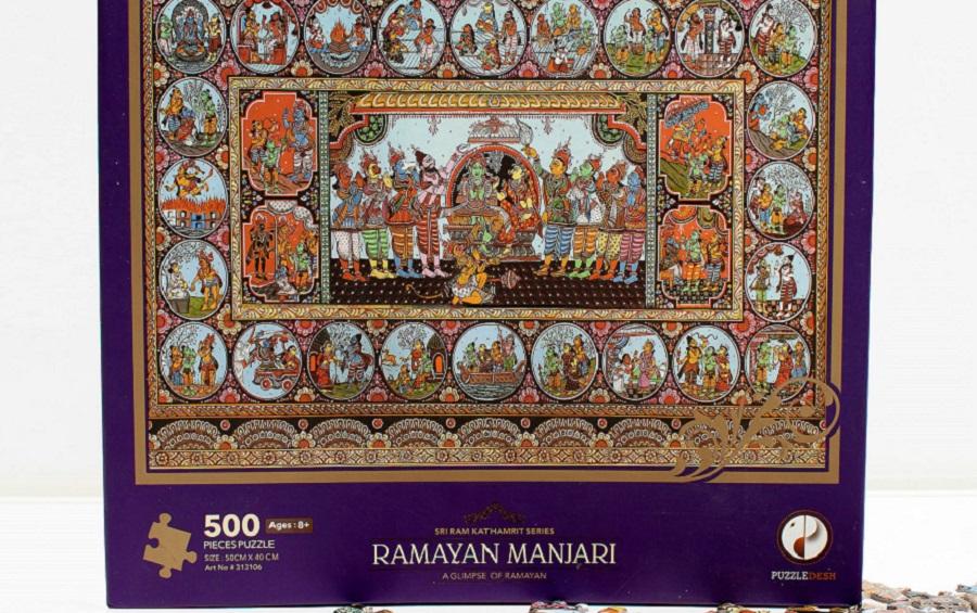 RAMAYANA MANJARI - 500 Pcs Jigsaw Puzzle - puzzles - indic inspirations