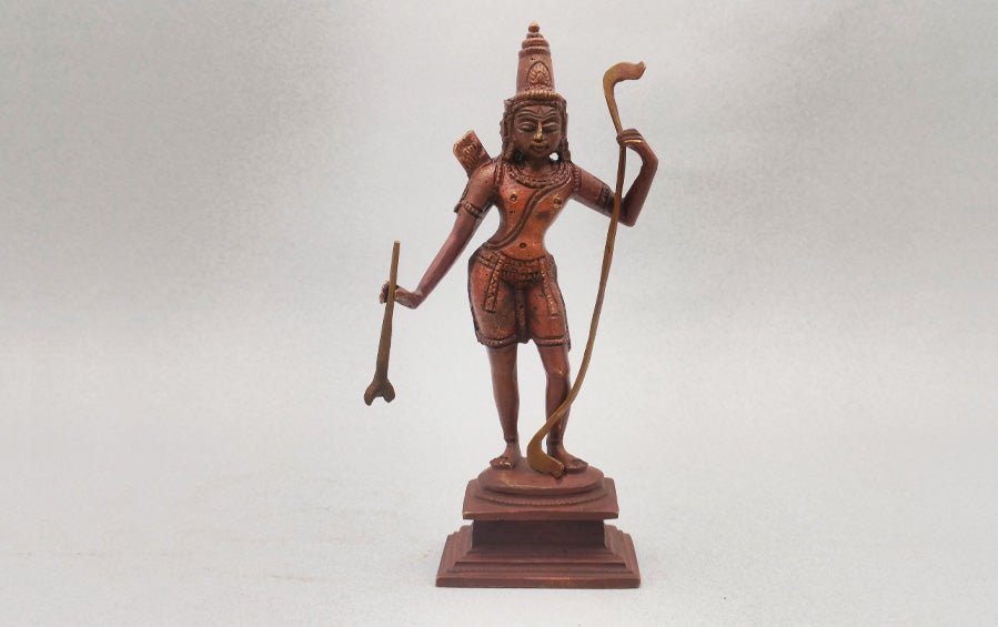 Ramayana Story || Handcrafted Panchaloha Idols Set - Sculptures - indic inspirations