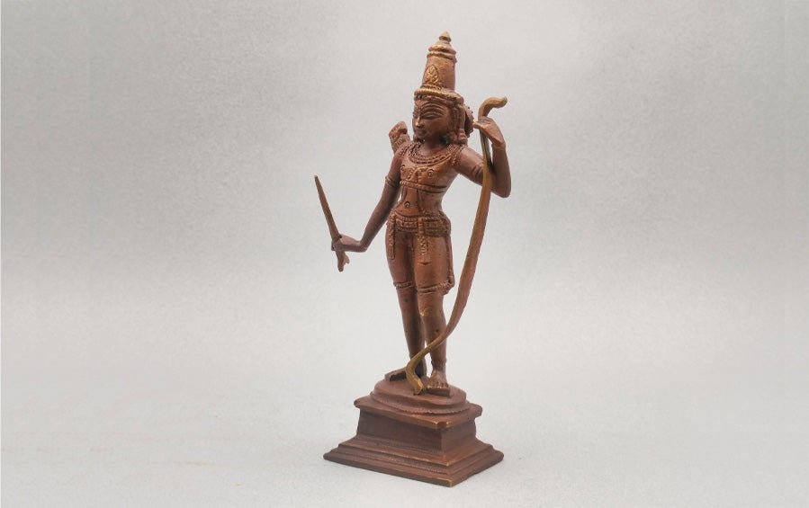Ramayana Story || Handcrafted Panchaloha Idols Set - Sculptures - indic inspirations