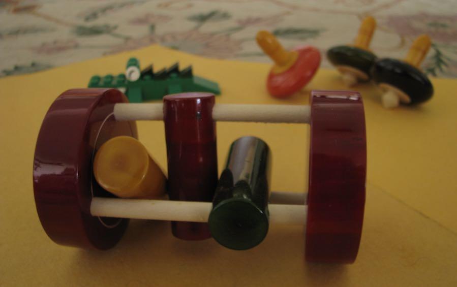 Rolling Rattle - Wooden Toys - indic inspirations