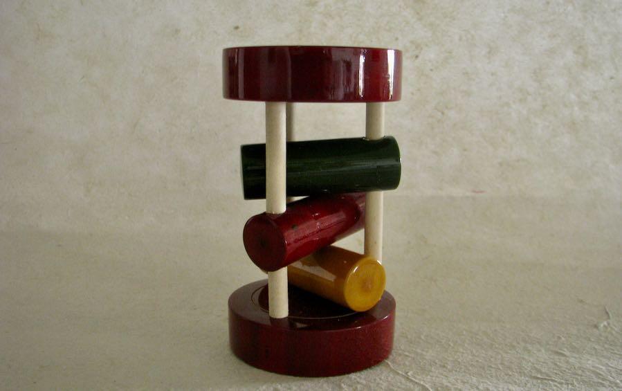 Rolling Rattle - Wooden Toys - indic inspirations