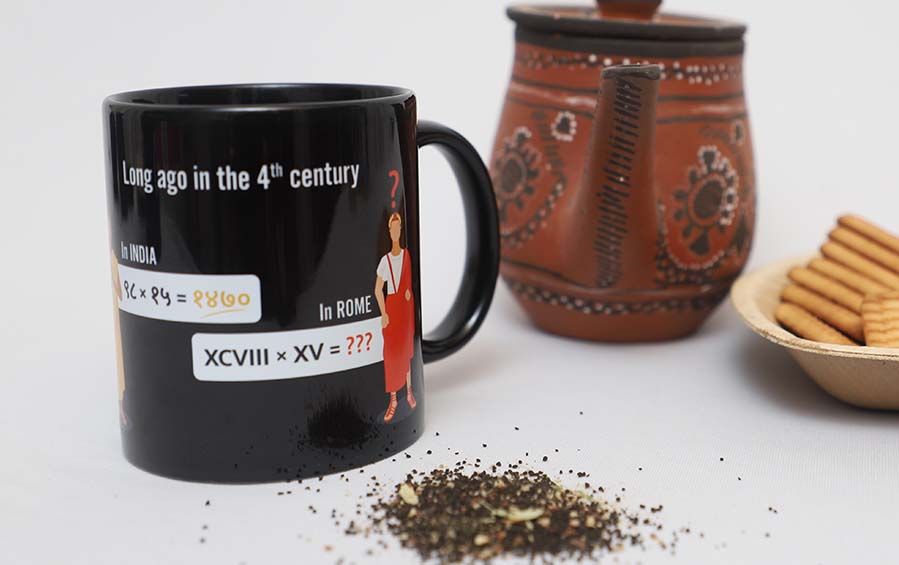Roman Counting - Mug - Cups & Mugs - indic inspirations