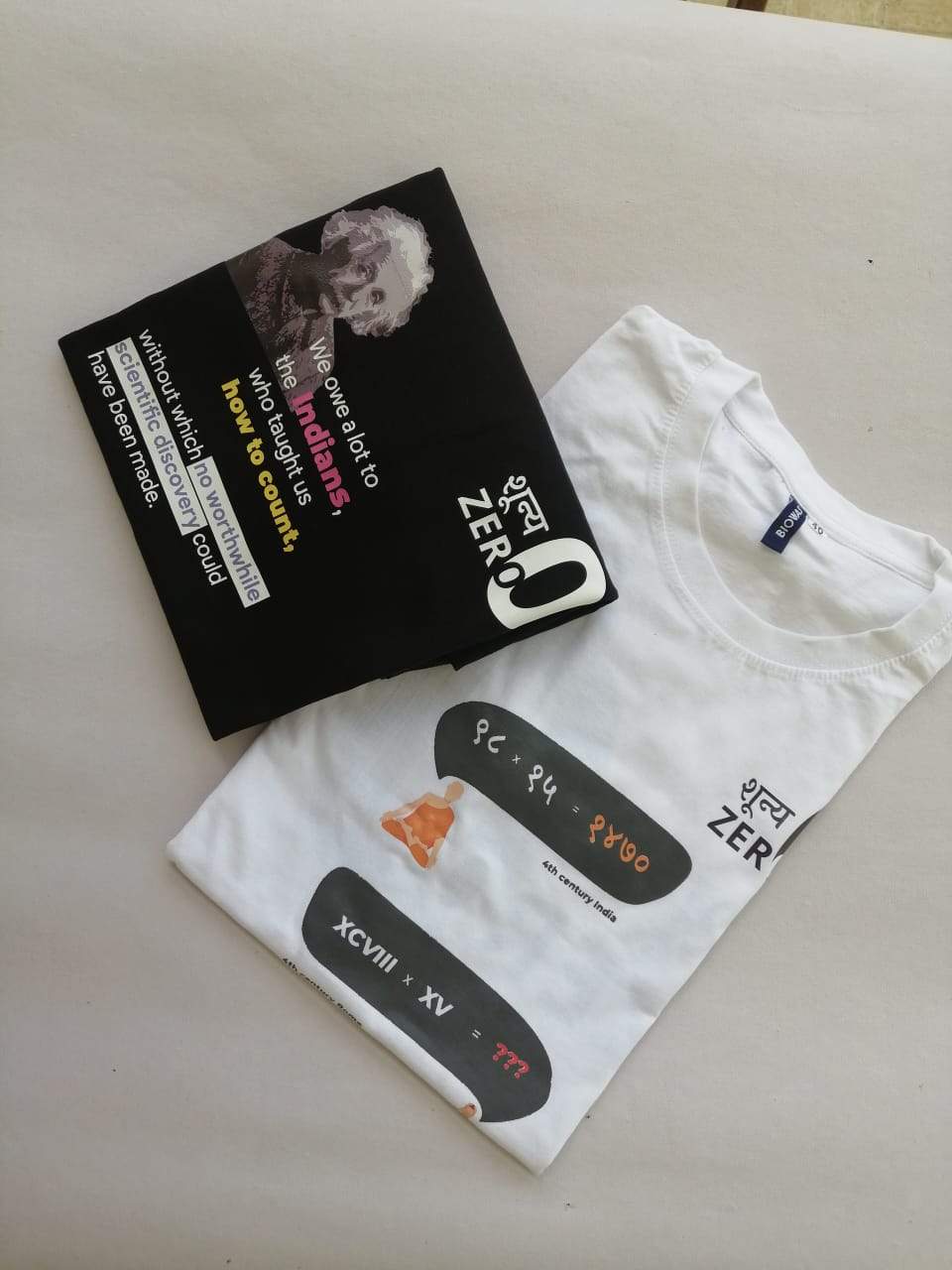 ROMAN COUNTING - T-Shirt - T-Shirts - indic inspirations