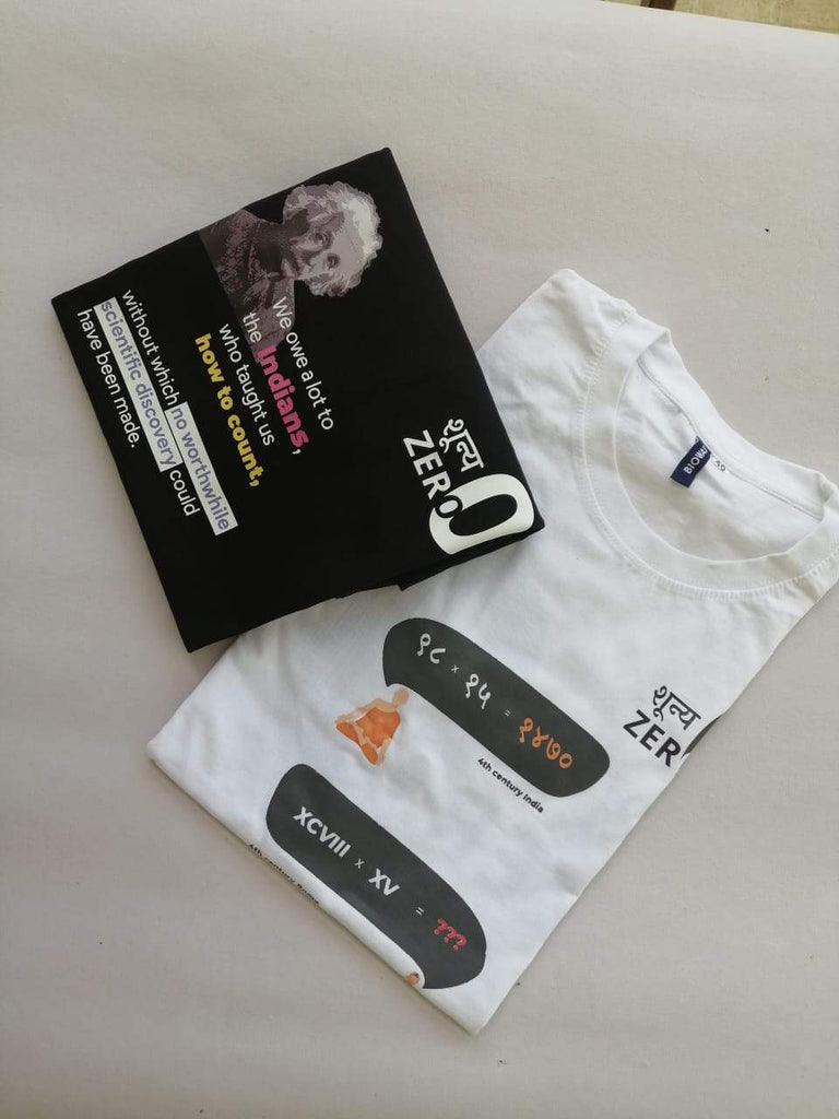 ROMAN COUNTING - T-Shirt - T-Shirts - indic inspirations