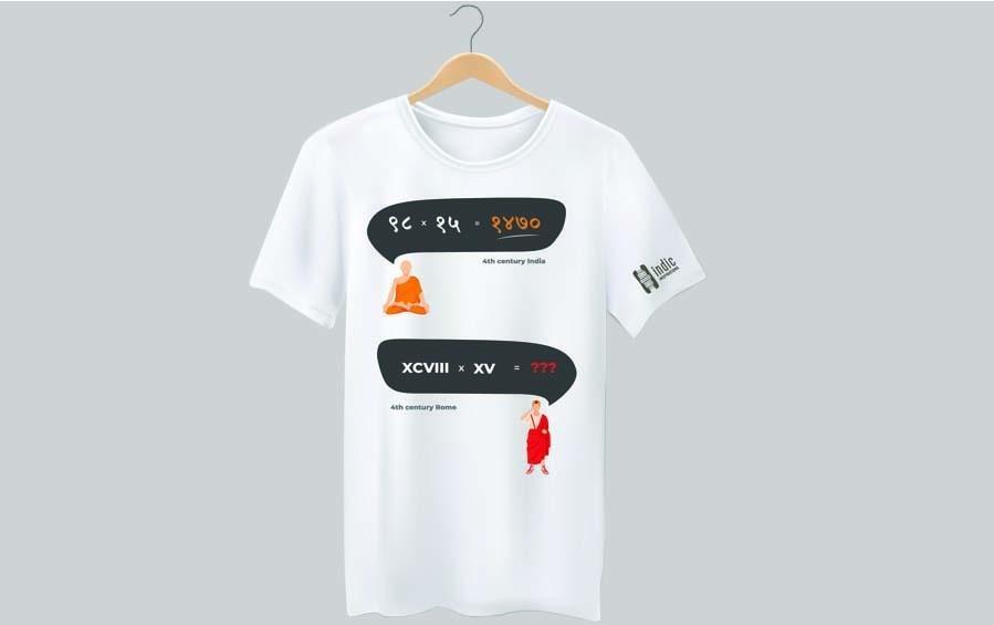ROMAN COUNTING - T-Shirt - T-Shirts - indic inspirations