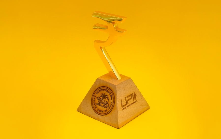 Buy ₹ - Past Present Future- ₹ Trophy & Medallion - Online- Indic ...