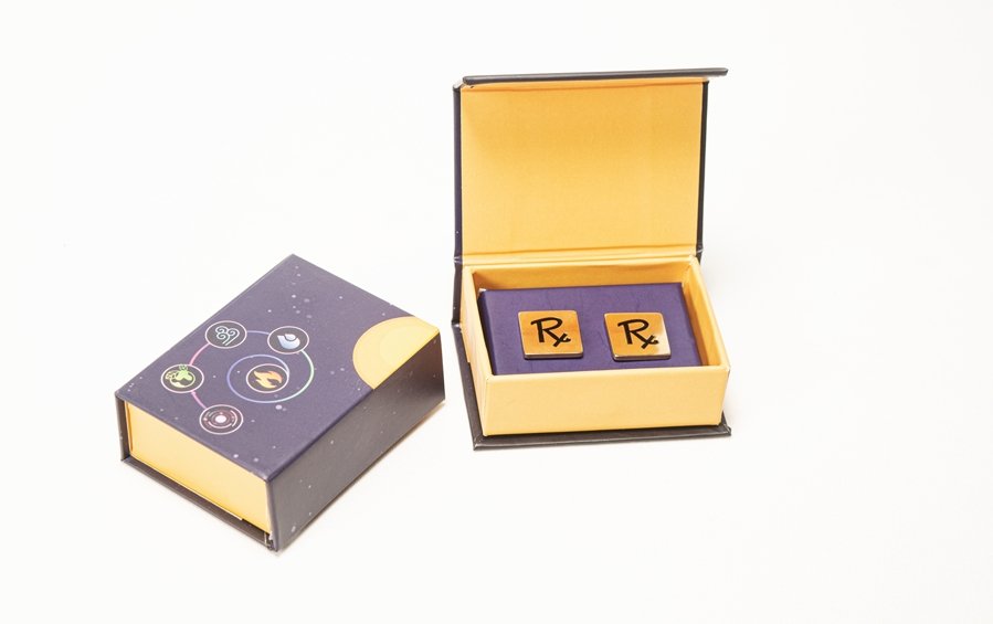 Rx Cuff Links Square for Doctors - Cufflinks - indic inspirations