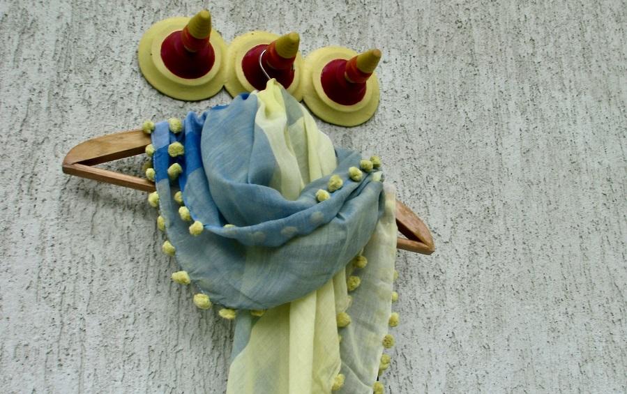 SCARF – BENGAL HANDLOOM COTTON - Scarves - indic inspirations