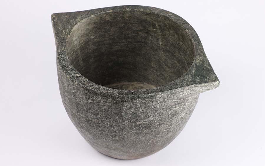 Soapstone Traditional Cooking Pot- 1.5 Lit - Cookware - indic inspirations