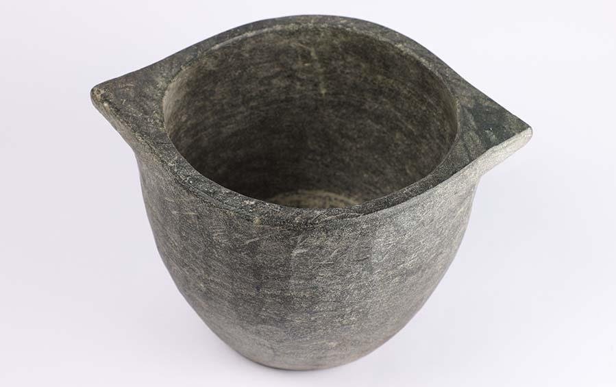Soapstone Traditional Cooking Pot- 1.5 Lit - Cookware - indic inspirations