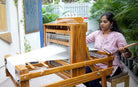 Table Loom with Folding Stand 24 Inch - Weaving looms - indic inspirations