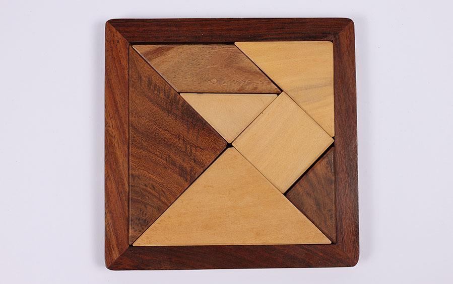 TANGRAM -7-Piece Jigsaw Puzzle - puzzles - indic inspirations