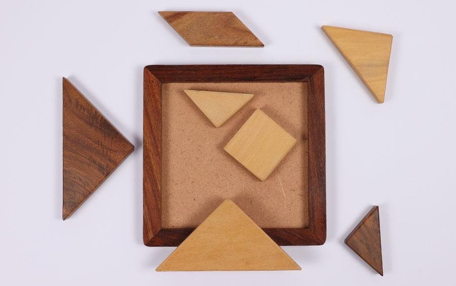 TANGRAM -7-Piece Jigsaw Puzzle - puzzles - indic inspirations