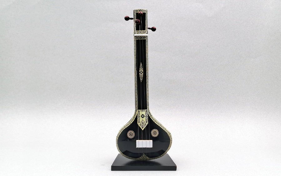 Tanpura | Wooden Miniature - Miniature Musical Instruments - indic inspirations
